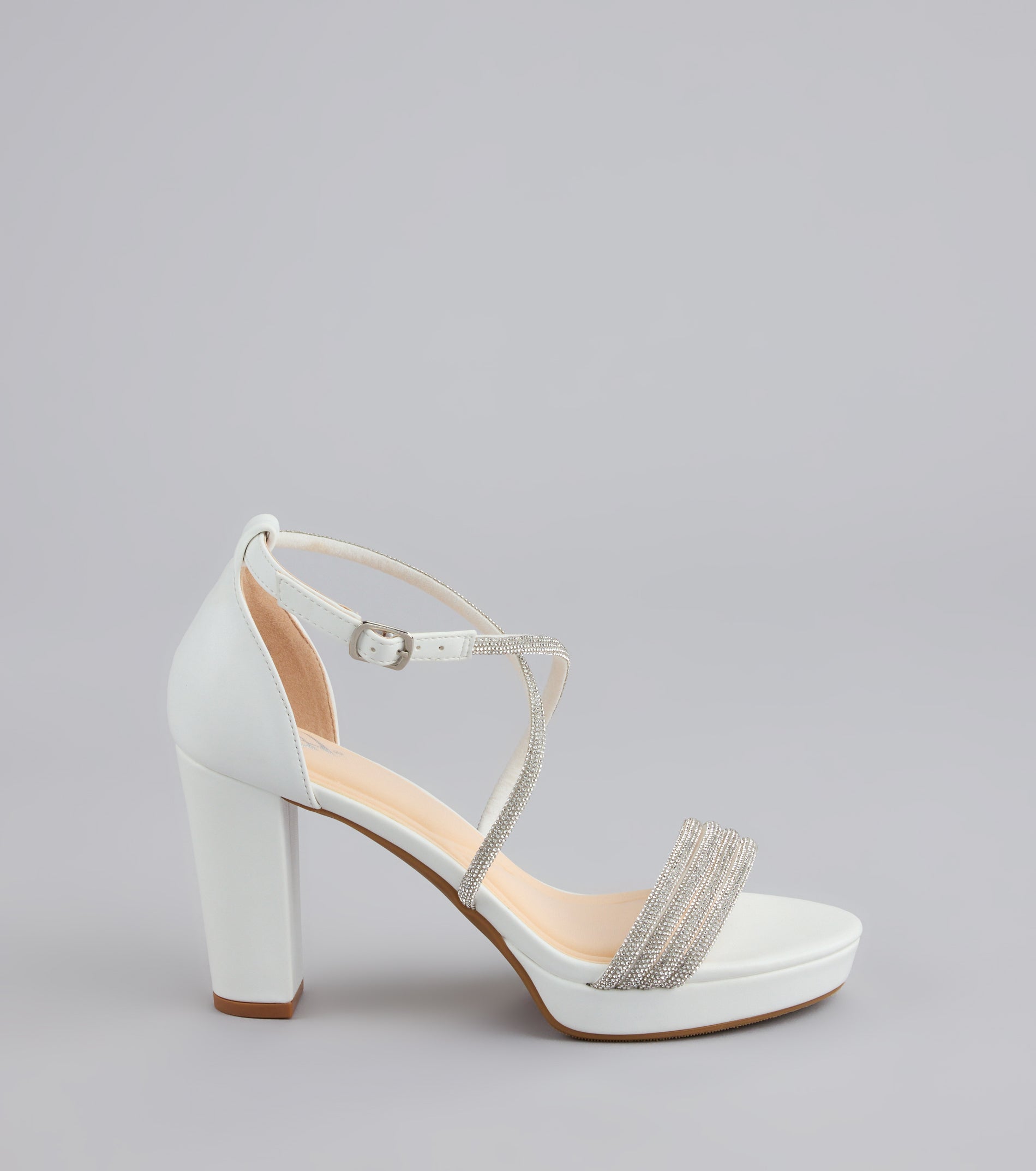 Made To Dazzle Rhinestone Platform Heels - Image 2