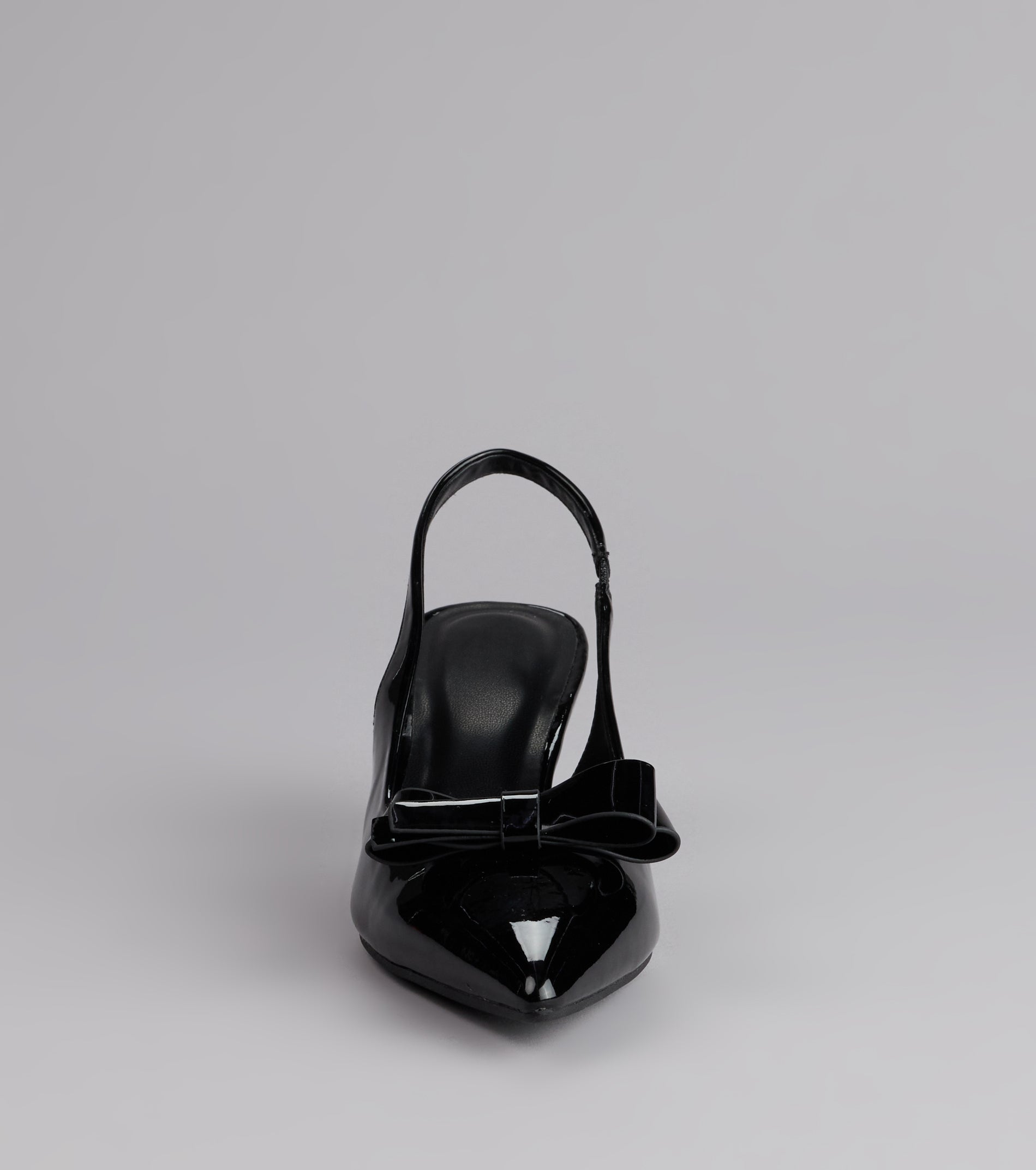 Sweet Detail Patent Slingback Heels - Image 3