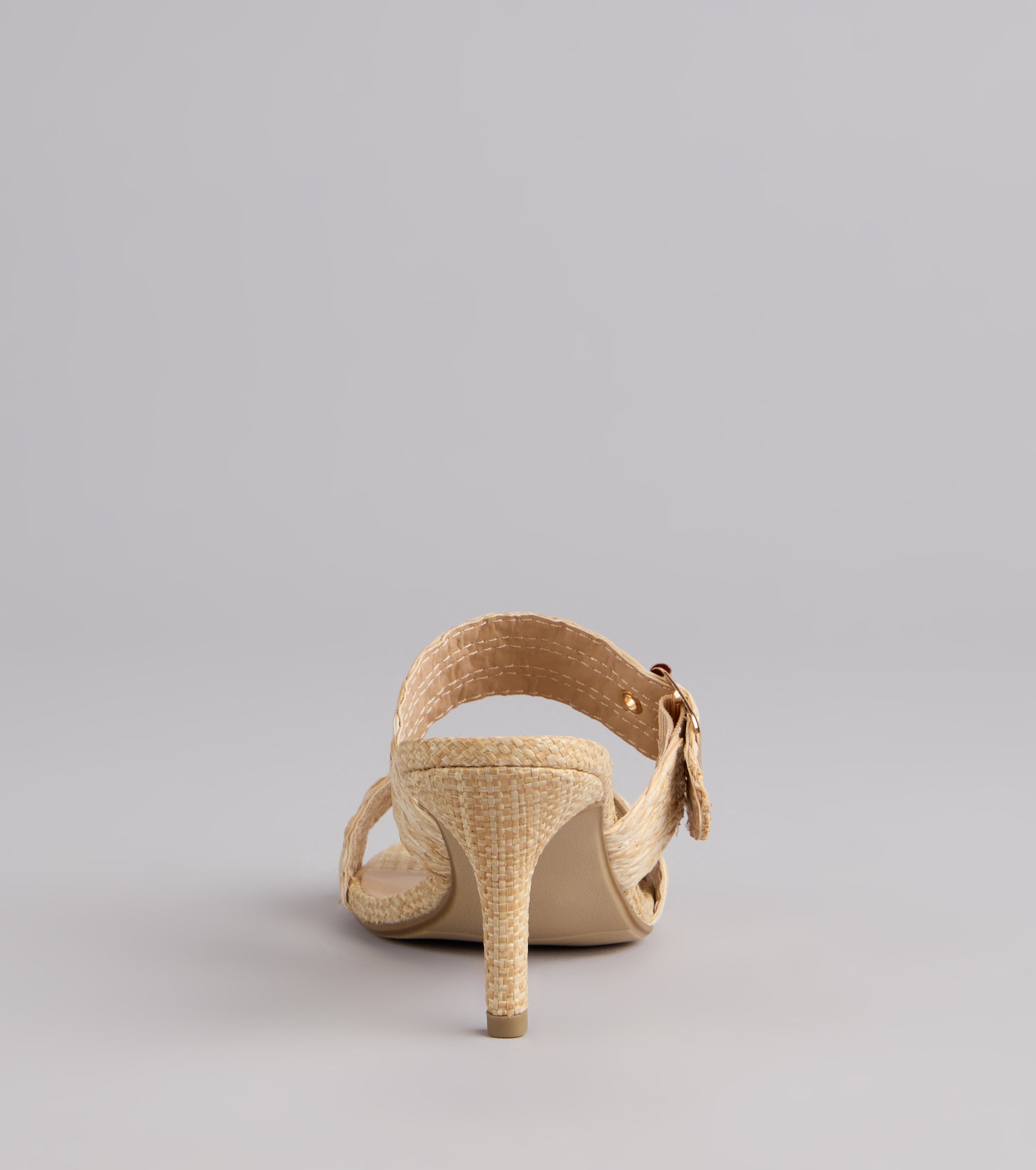 Sun Chaser Stiletto Buckle Mules - Image 4