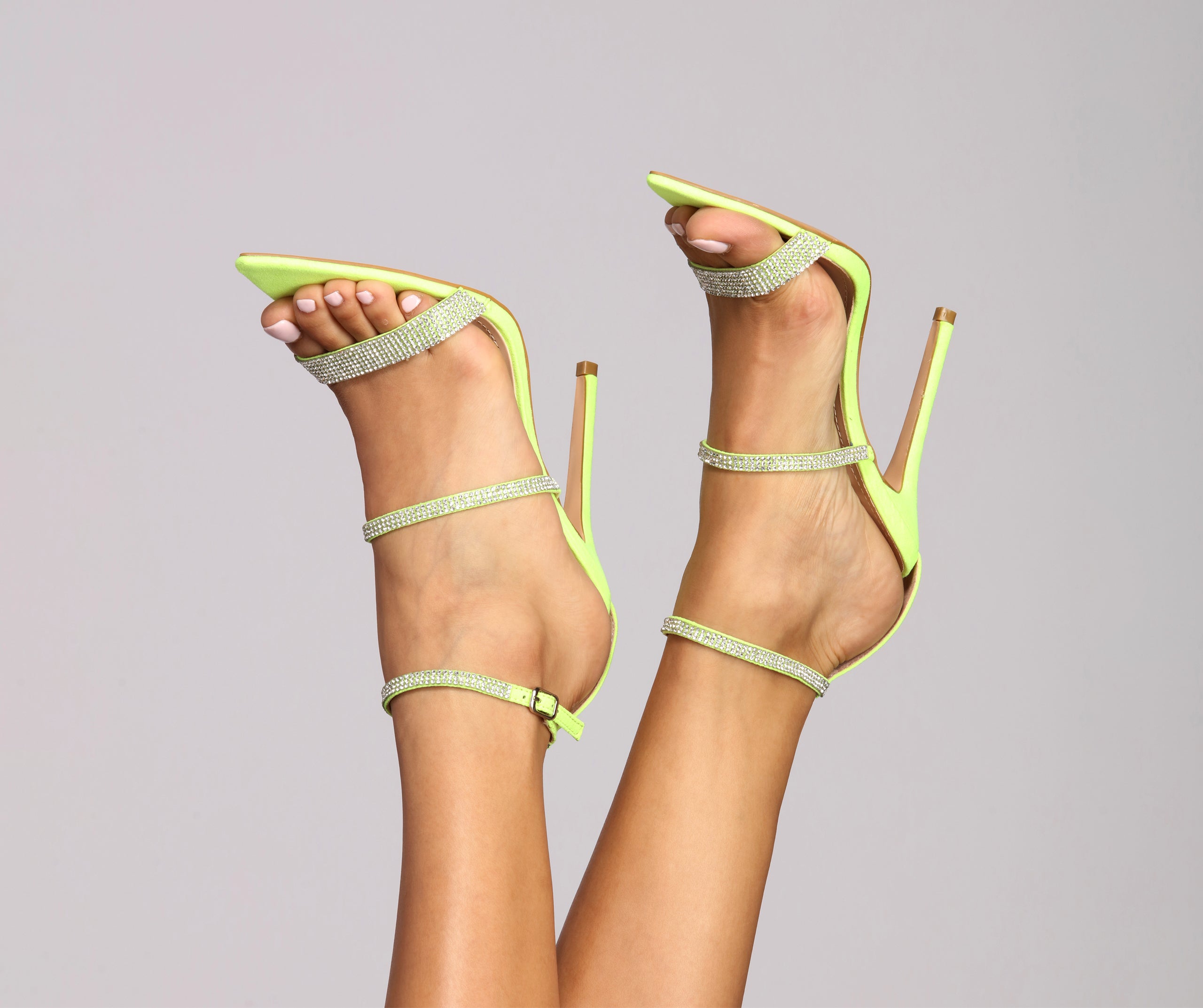 Rhinestone Point Toe Stiletto - Image 15