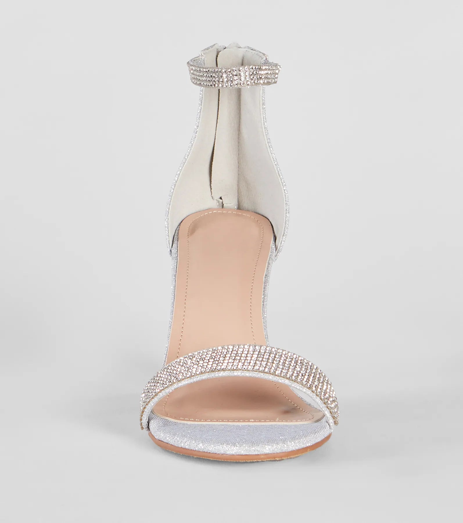 Sparkle Stunner Rhinestone Block Heels - Image 3