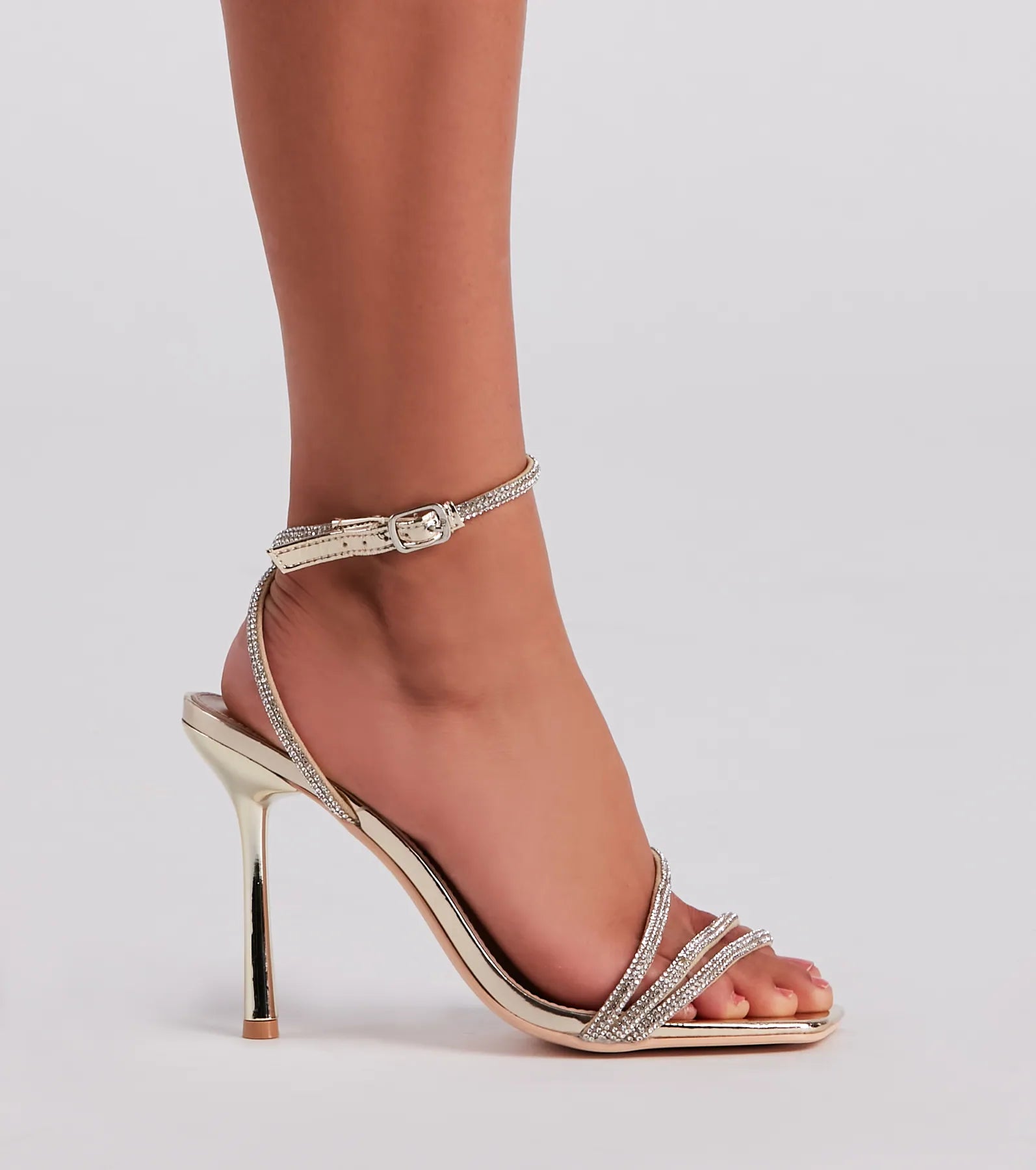 Bring On The Glitz Rhinestone Stiletto Heels - Image 7