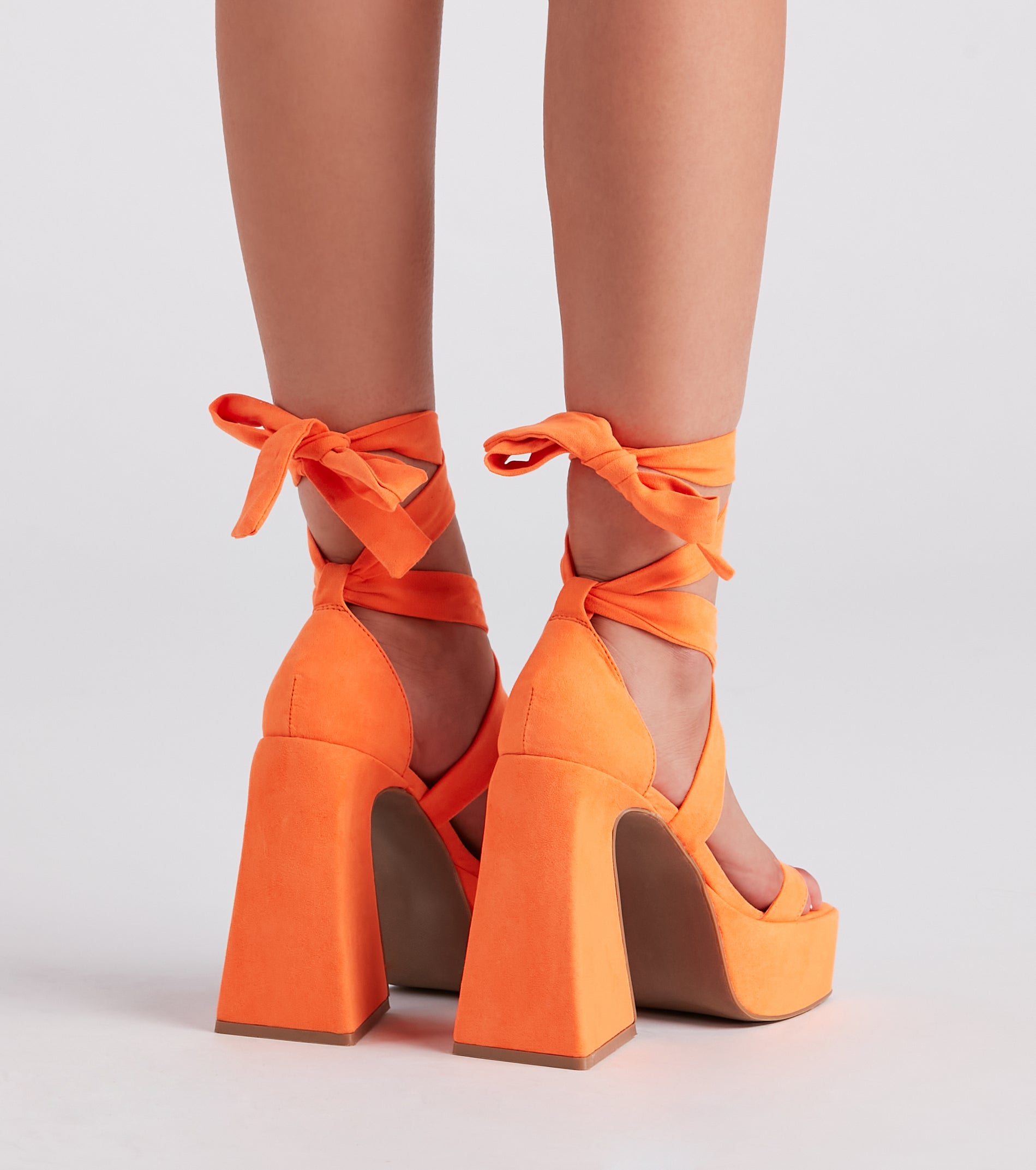 A Little Sassy Platform Block Heels - Image 4