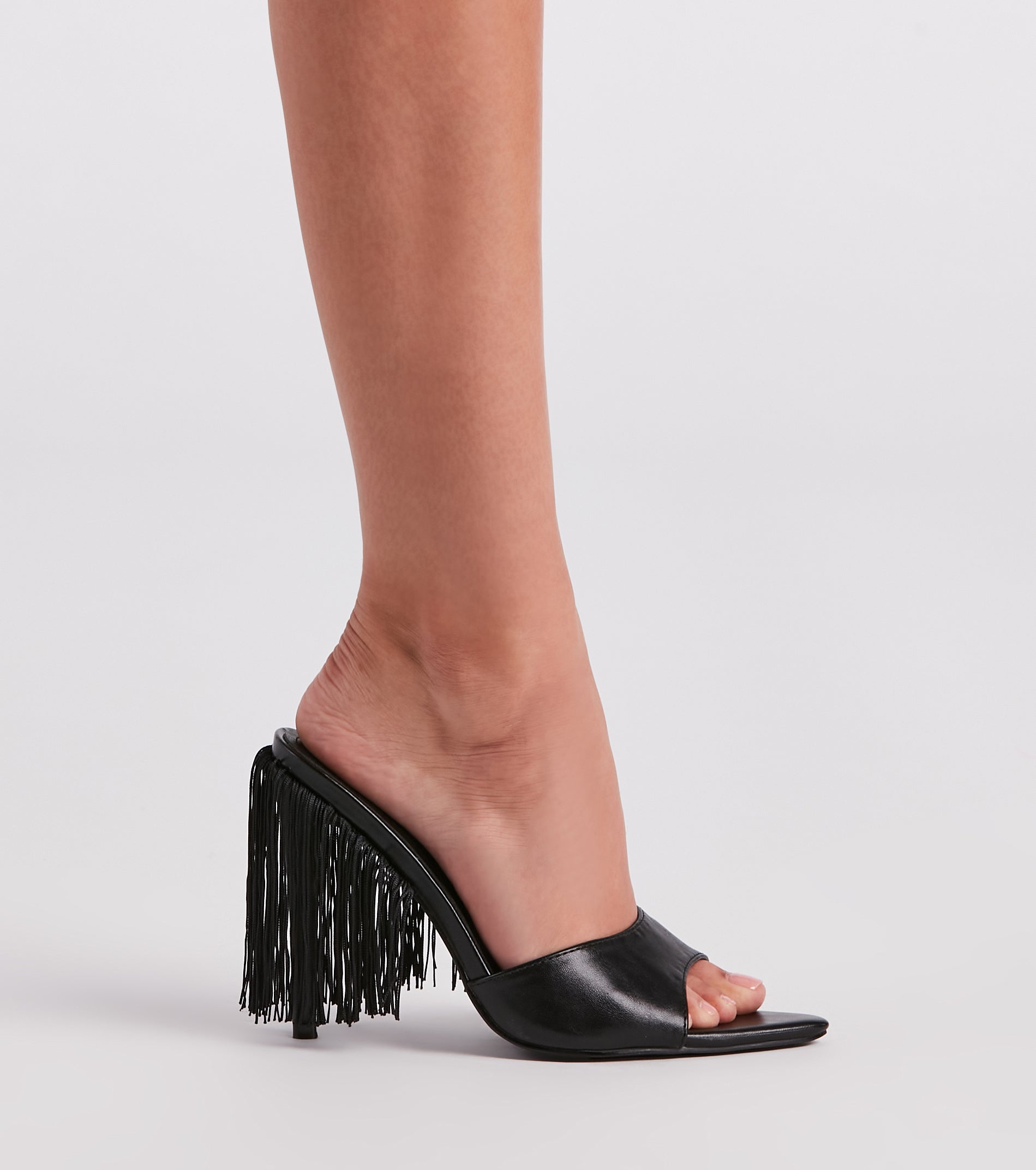 Fierce In Fringe Stiletto Heels - Image 3