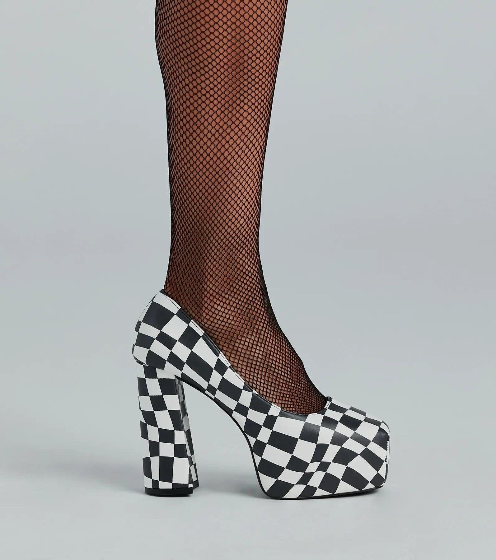 Vibe Check Platform Block Heel Pumps - Image 3