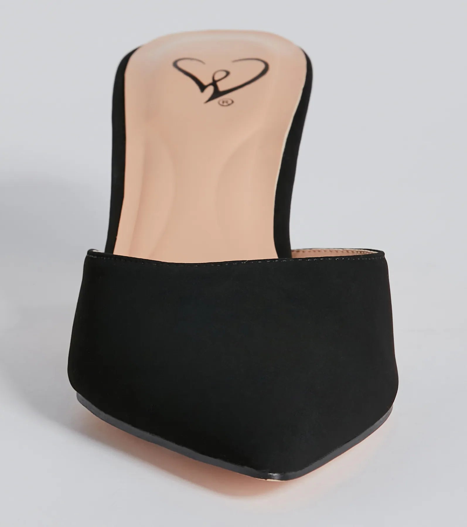 Elevated Elegance Rhinestone Heel Mules - Image 3