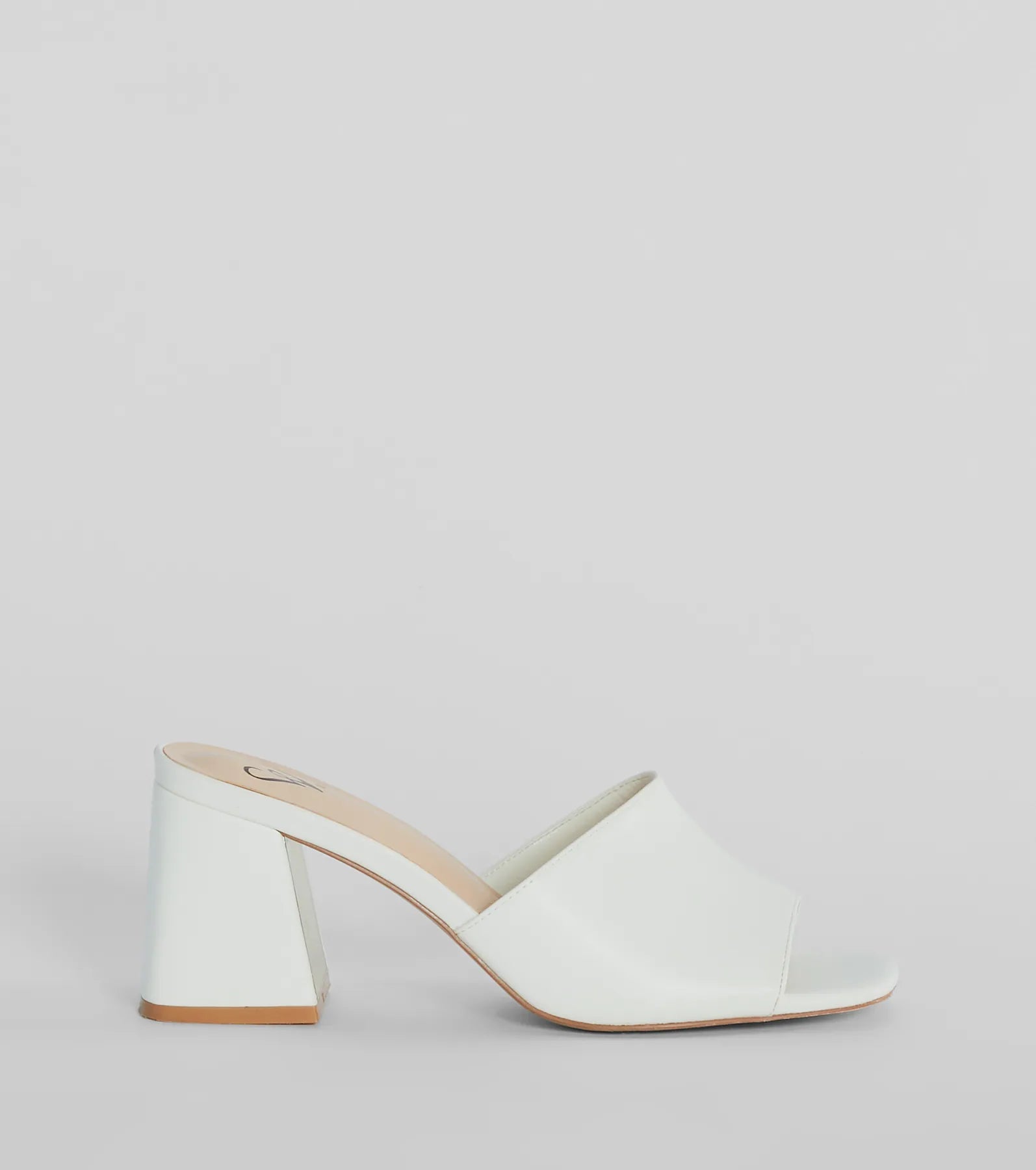 Meant To Last Square Toe Block Heel Mules - Image 2