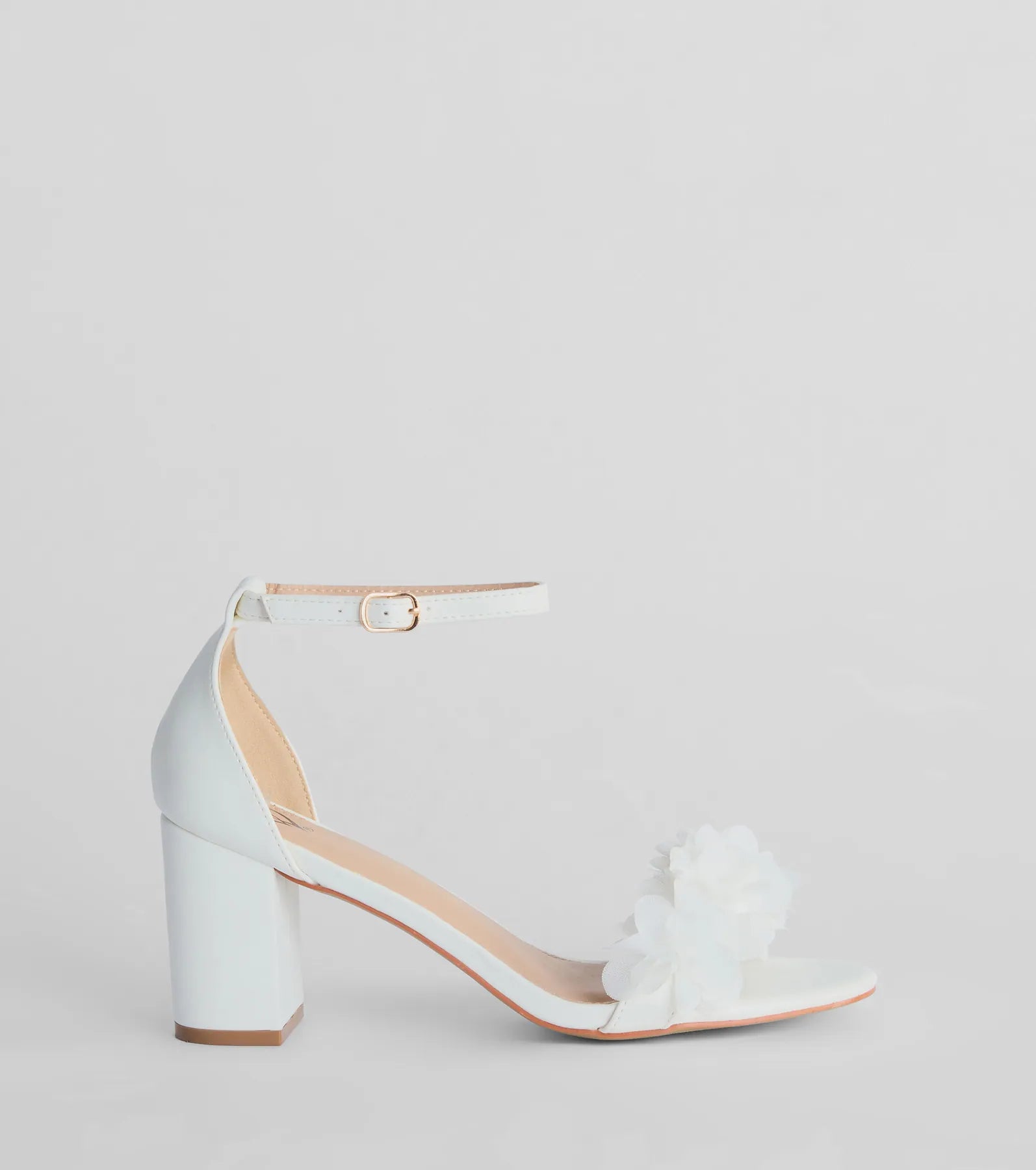 Whimsical Flair Floral Block Heels - Image 2