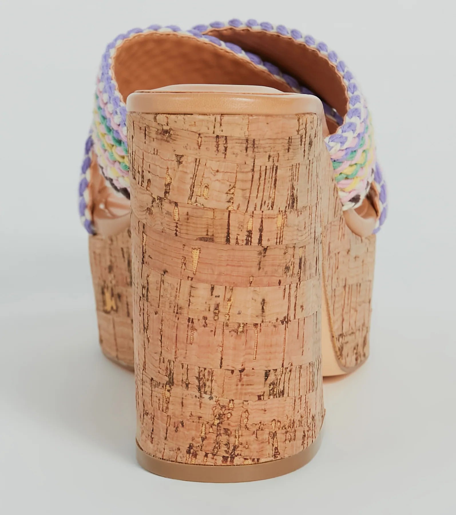 Sunset Vibes Braided Strap Platform Sandals - Image 4