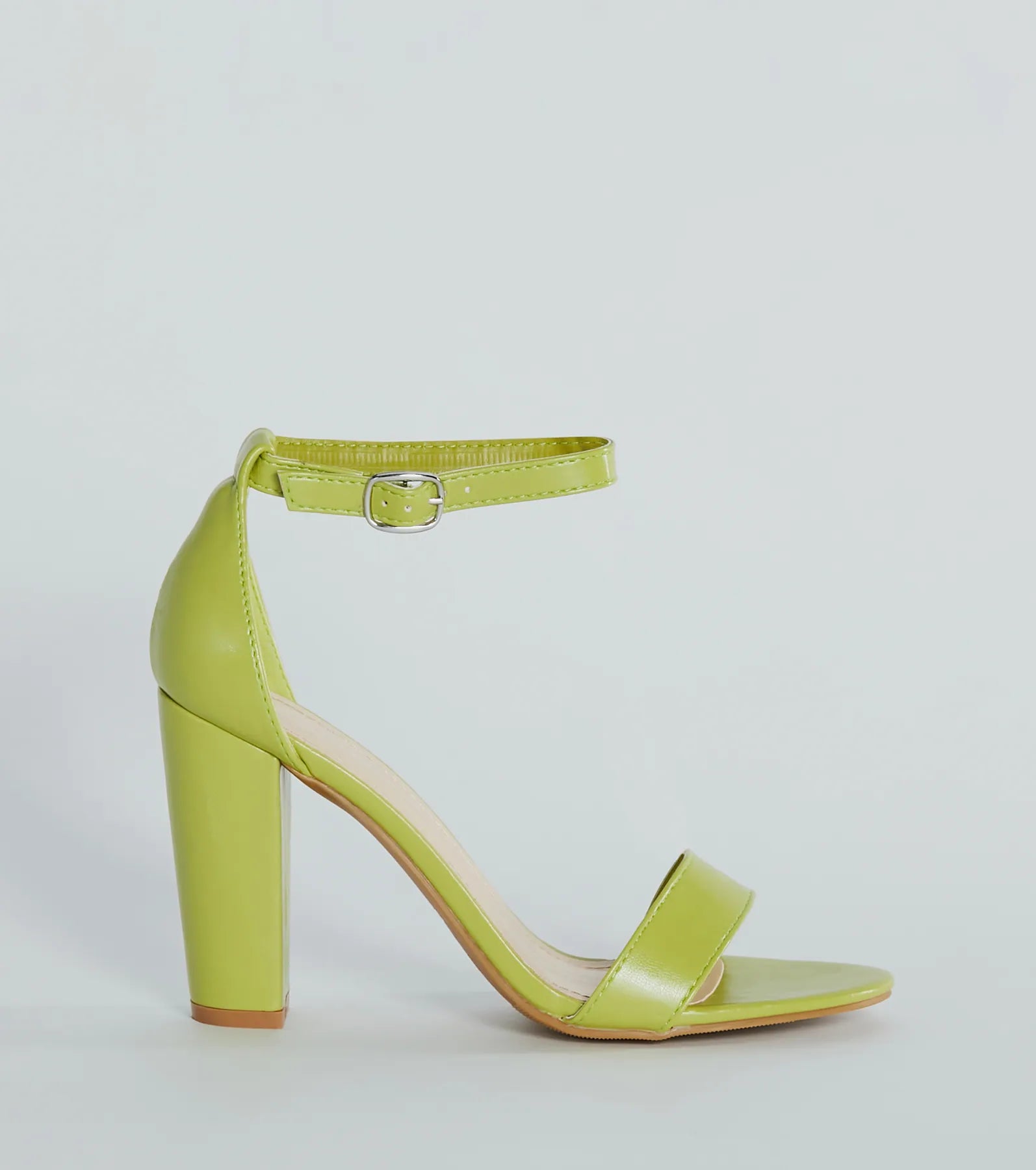 Simply Sophisticated Faux Leather Block Heels - Image 2