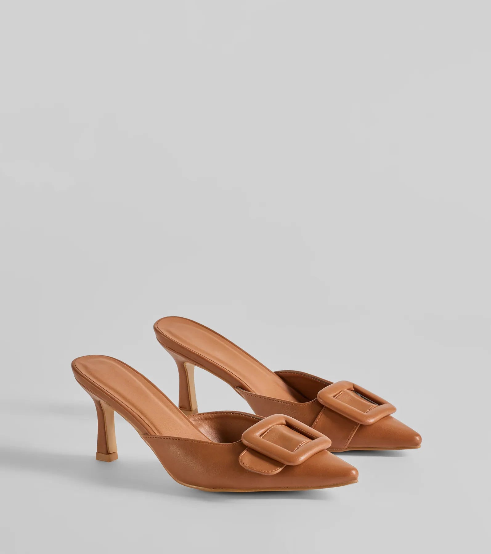Get To The Point Belt Closed Toe Stiletto Pumps - Image 6