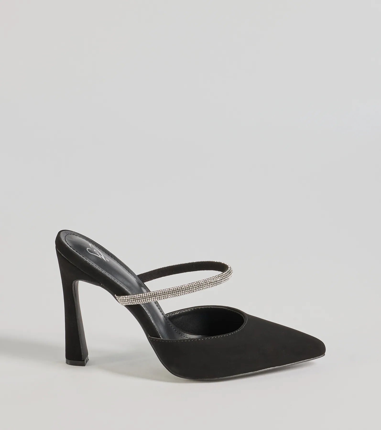 Chic Shine Rhinestone Strap Stiletto Pumps - Image 2