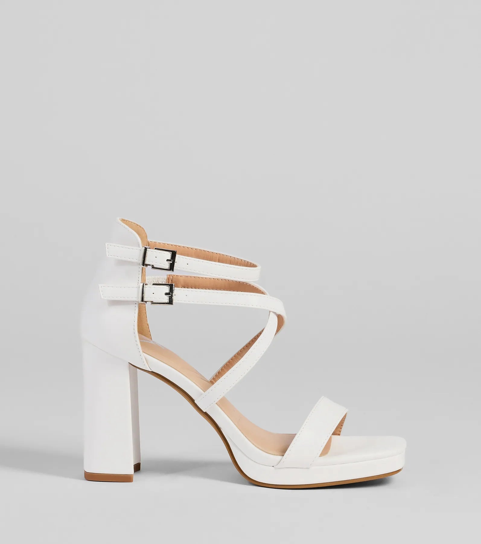 Stylish Steps Strappy Platform Heels - Image 2