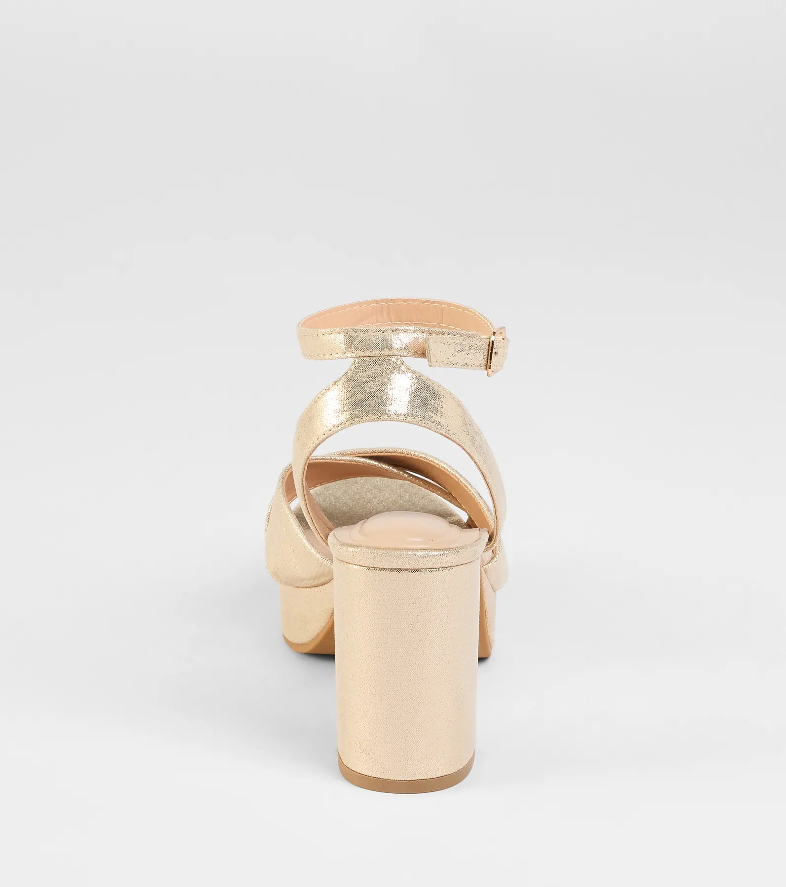 Special Surprise Criss Cross Platform Block Heels - Image 4