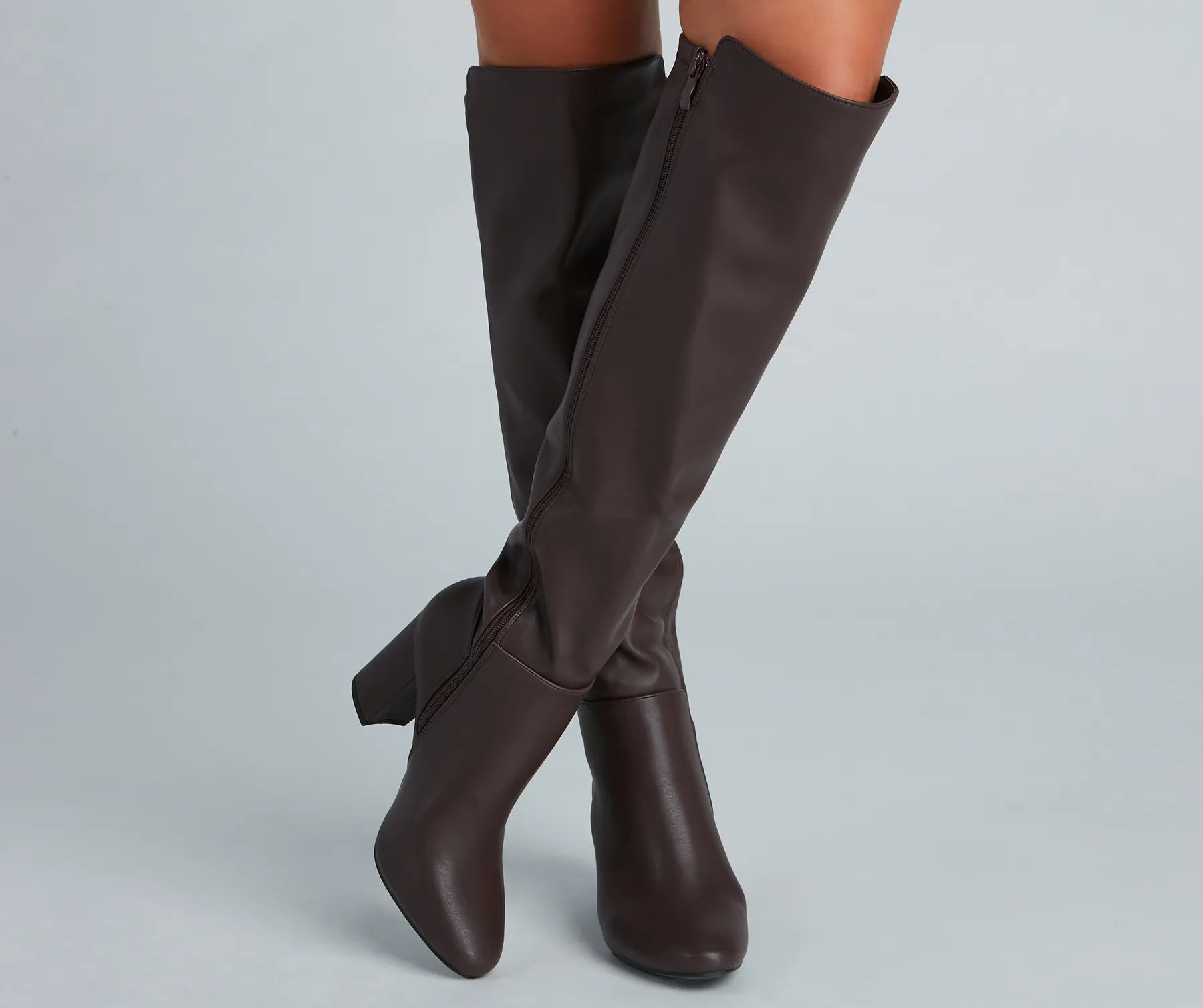 Western Vibes Faux Leather Boots - Image 5