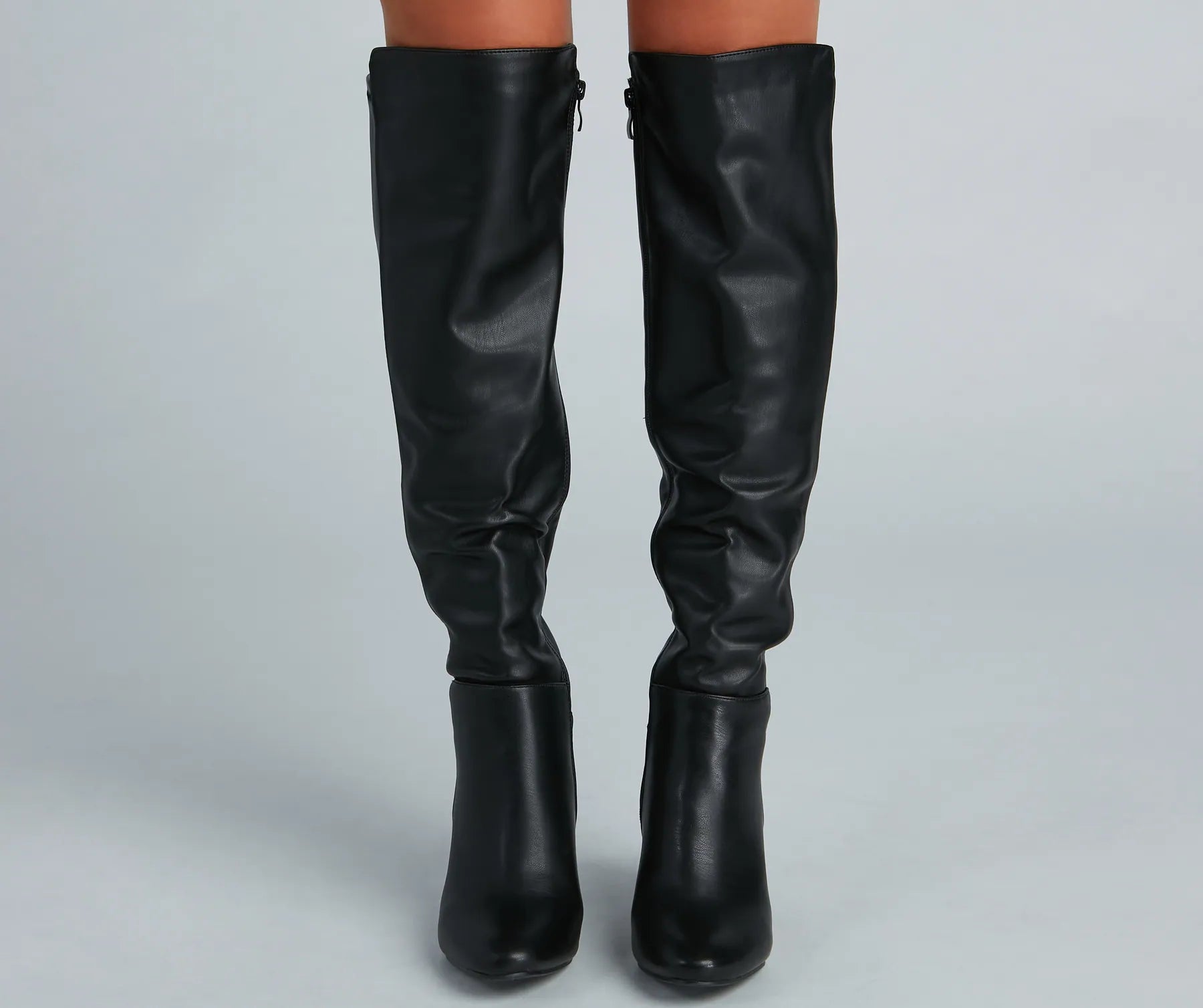Western Vibes Faux Leather Boots - Image 3