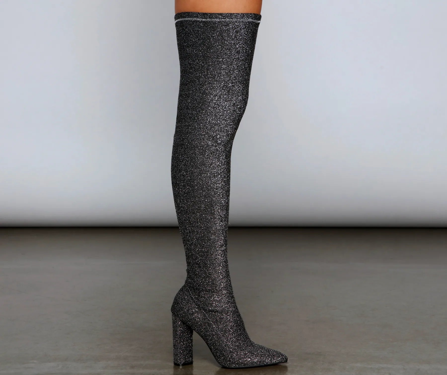 Bring The Shine Over The Knee Boots - Image 4