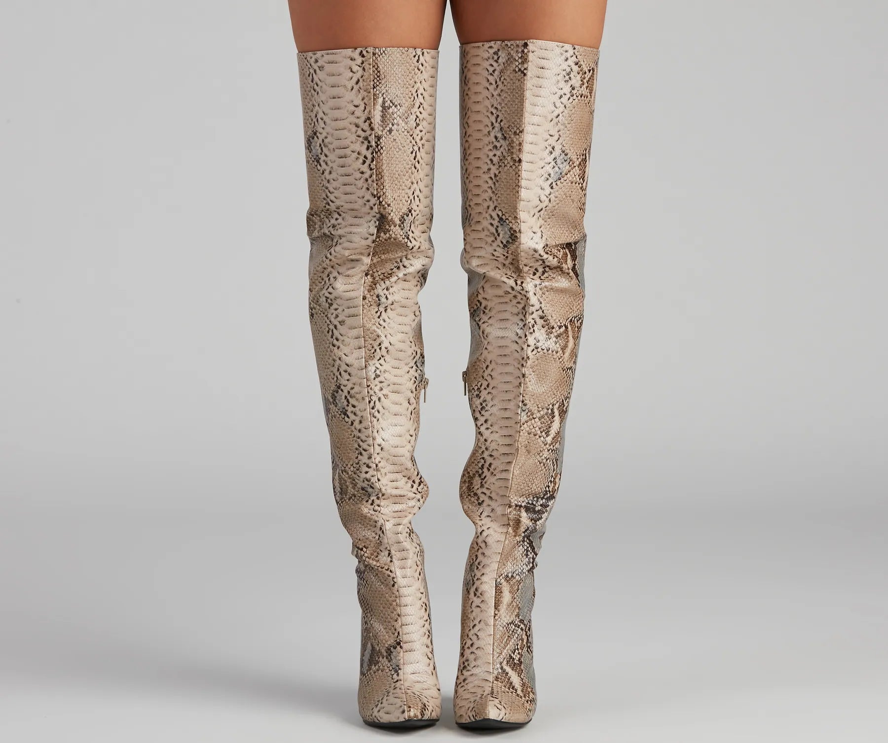 The Chic Standard Snake Boots - Image 2