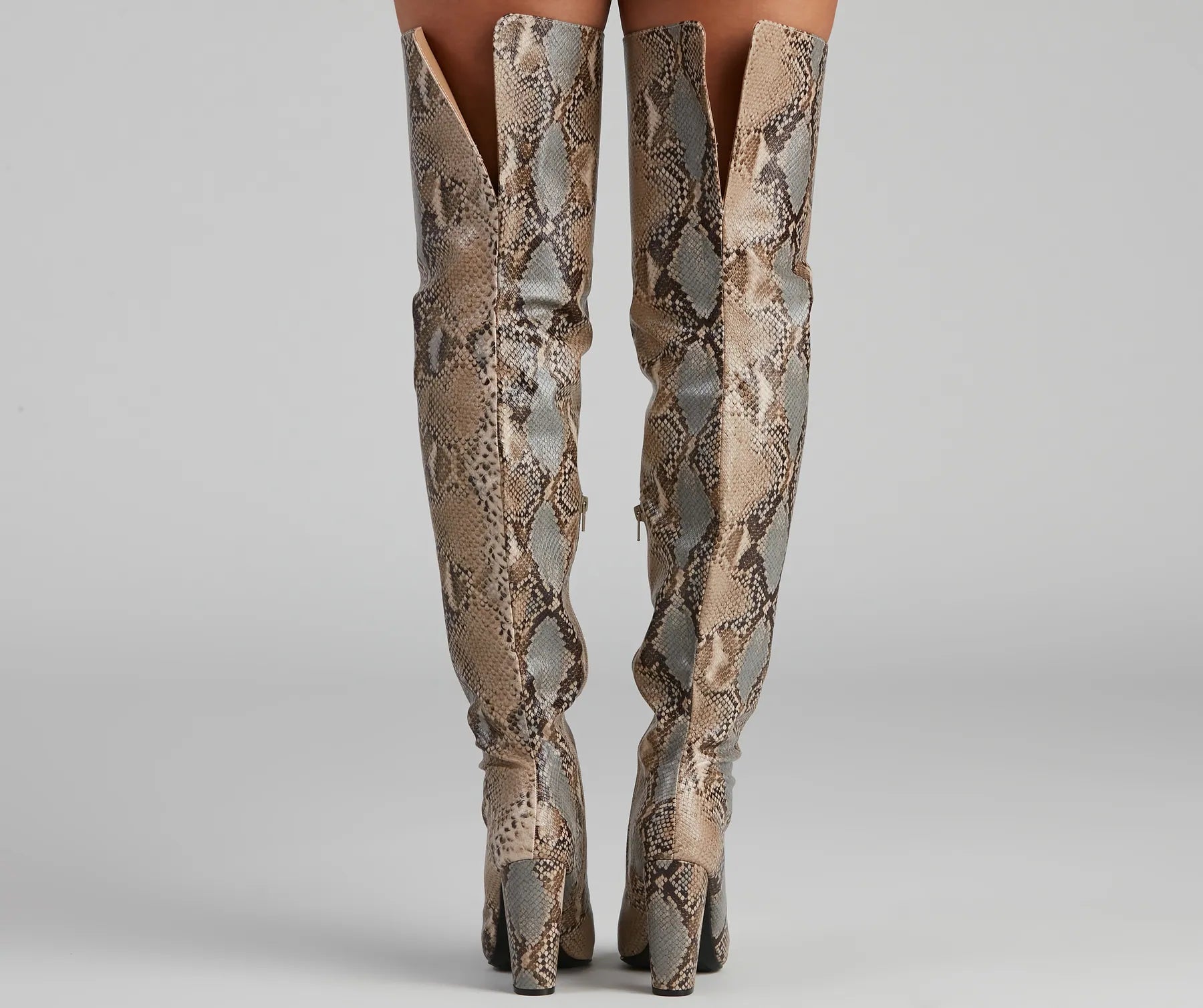 The Chic Standard Snake Boots - Image 4