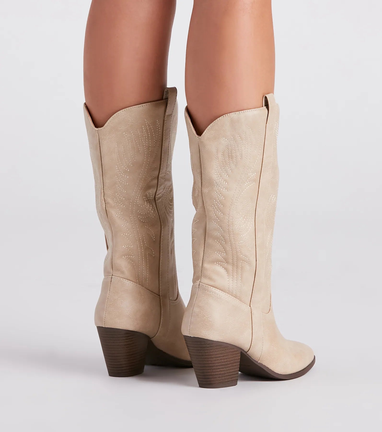 Country-Chic Cowboy Boots - Image 4