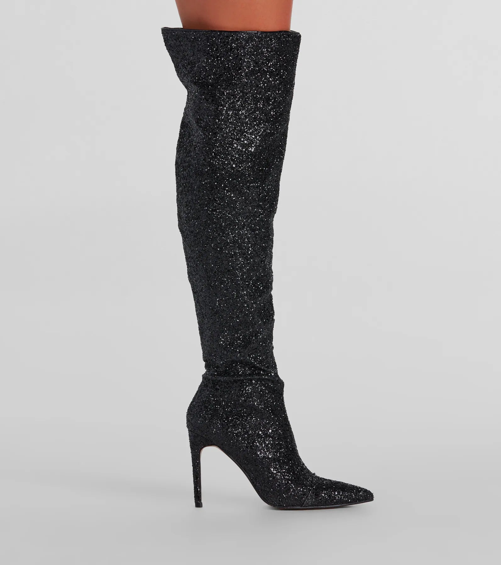 Truly Sparkled Glitter Over-The-Knee Boots - Image 7