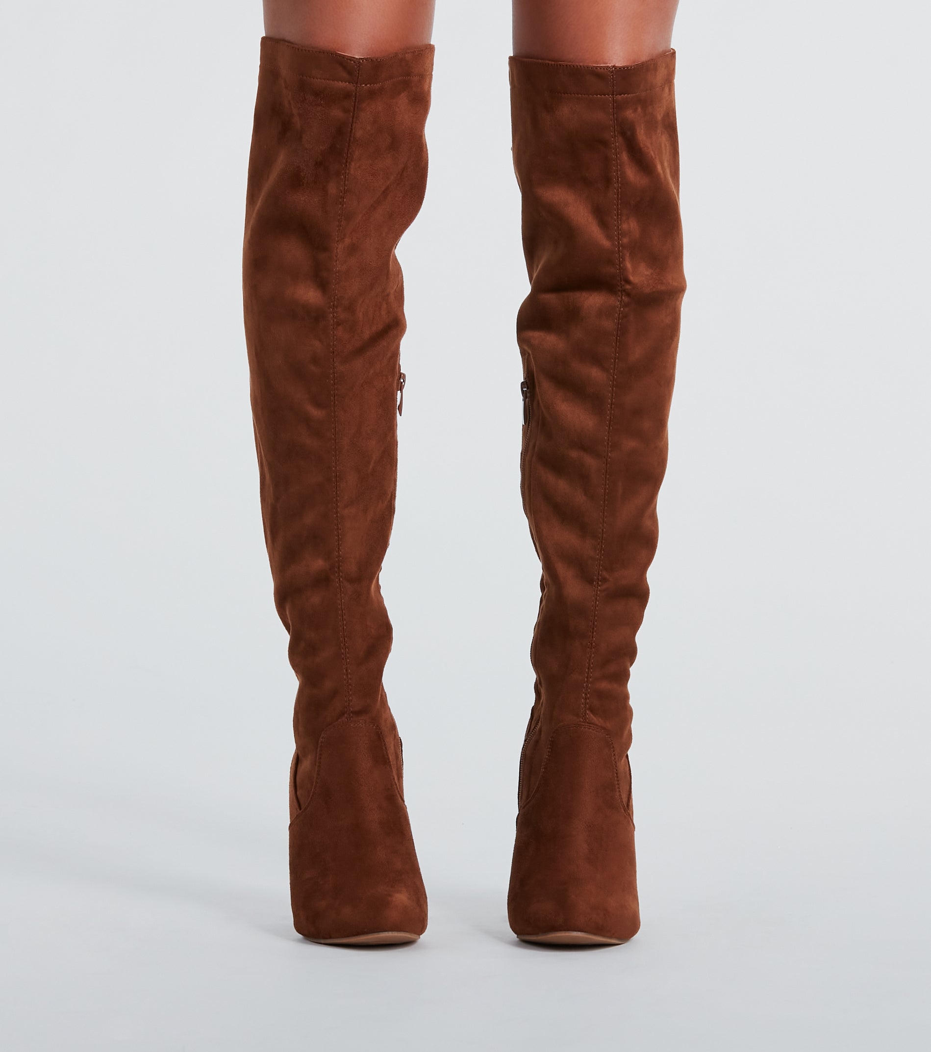 Strut Your Stuff Lace-Up Over-The-Knee Boots - Image 2