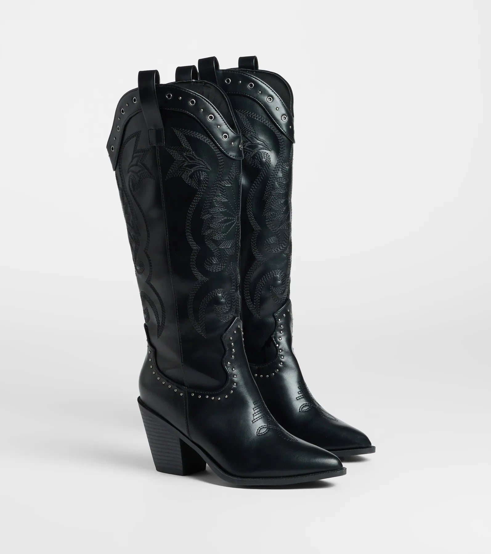 Back In The West Studded Cowboy Boots - Image 2
