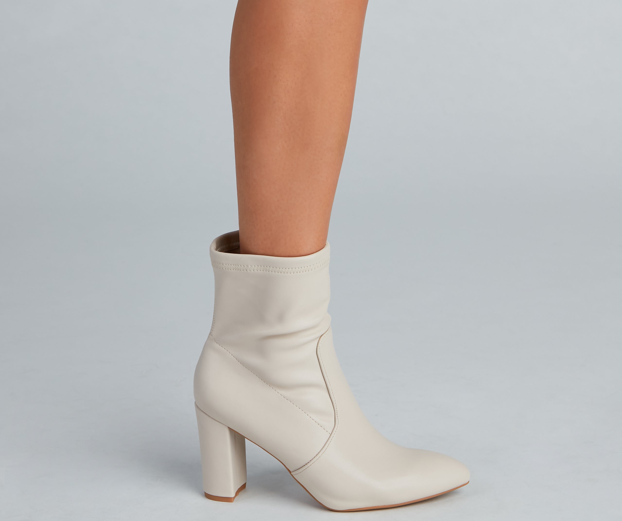 Strut Worthy Faux Leather Booties - Image 5