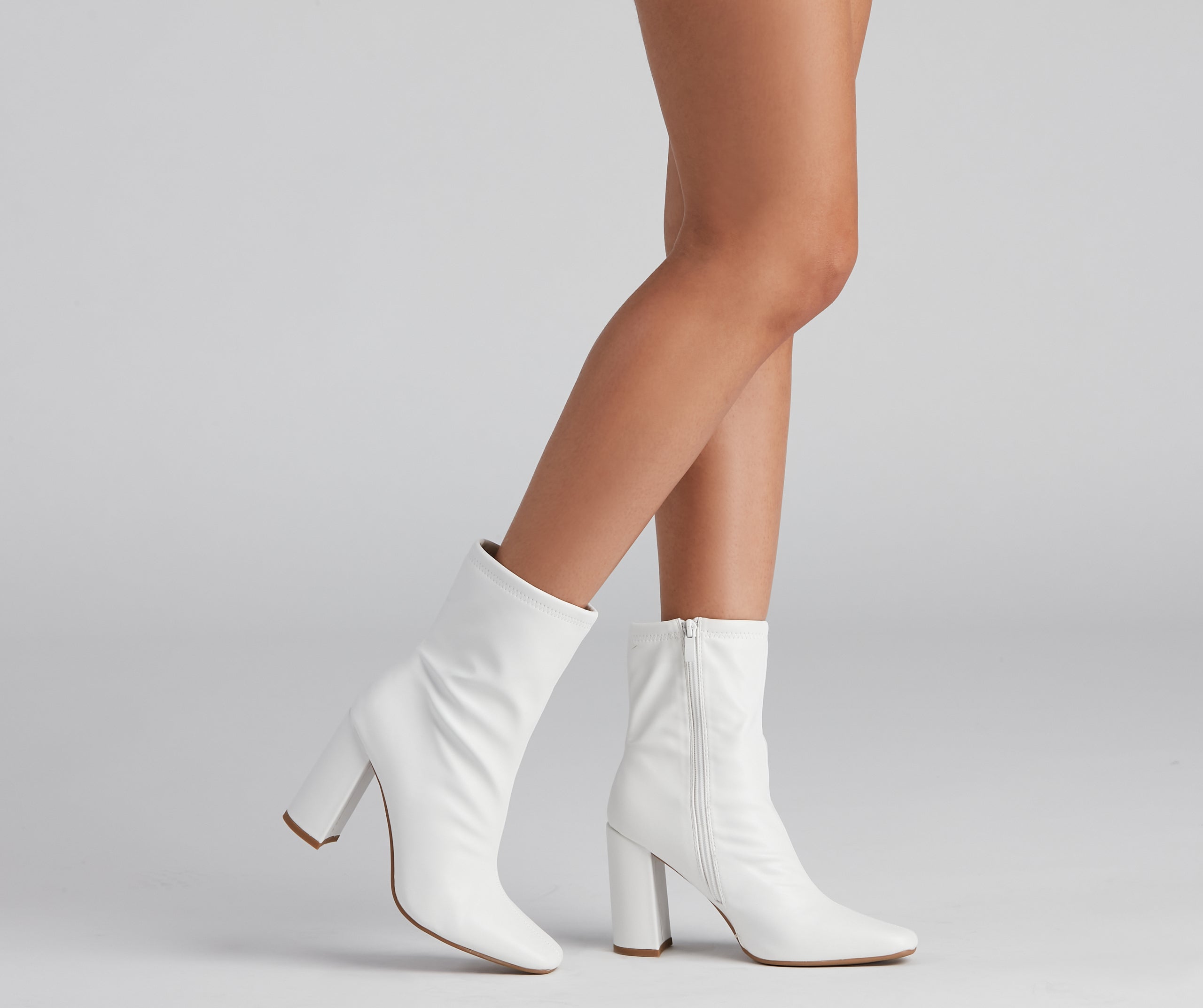 Fashion Square Toe Booties - Image 7