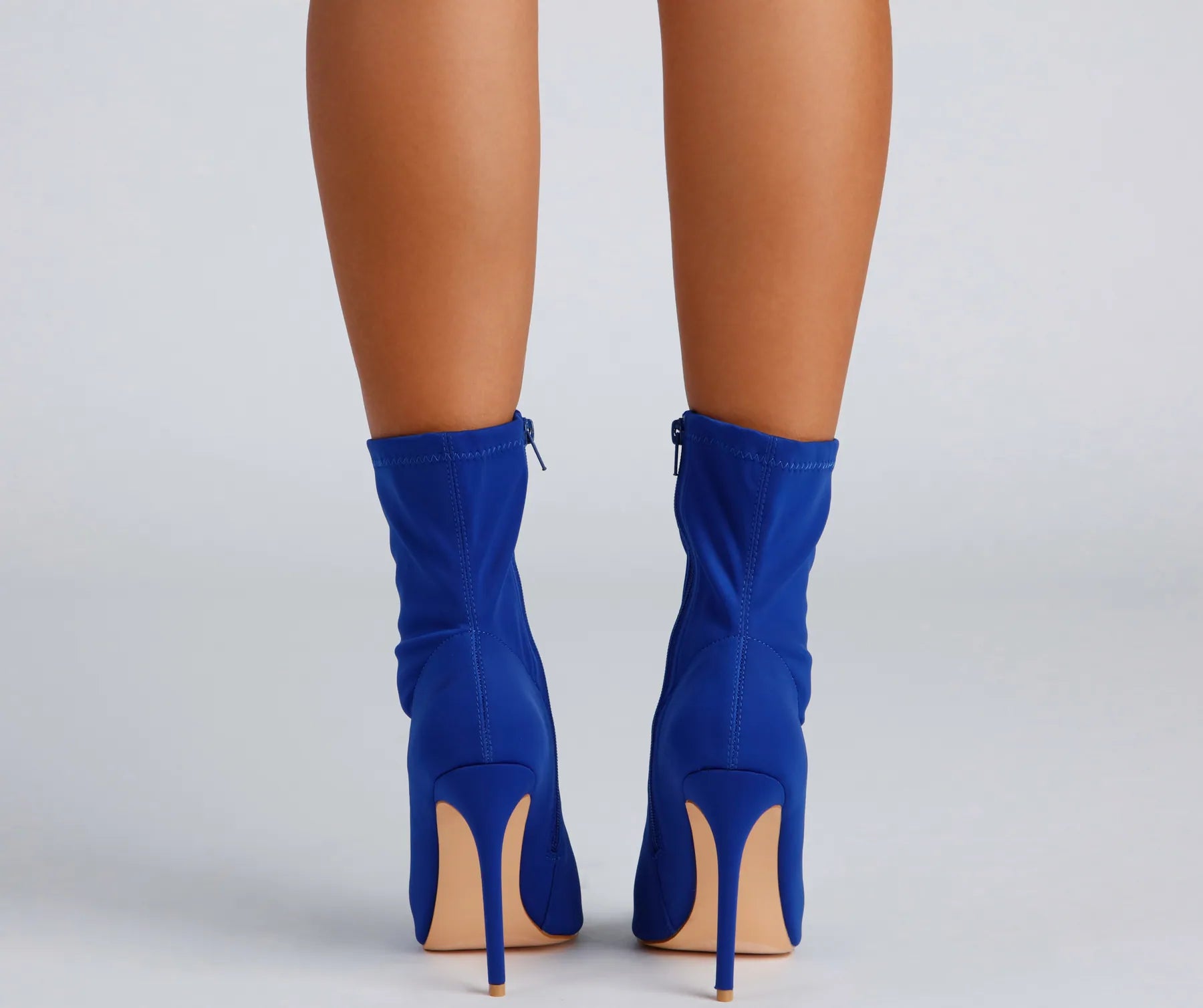 Peep Show Stiletto Booties - Image 4
