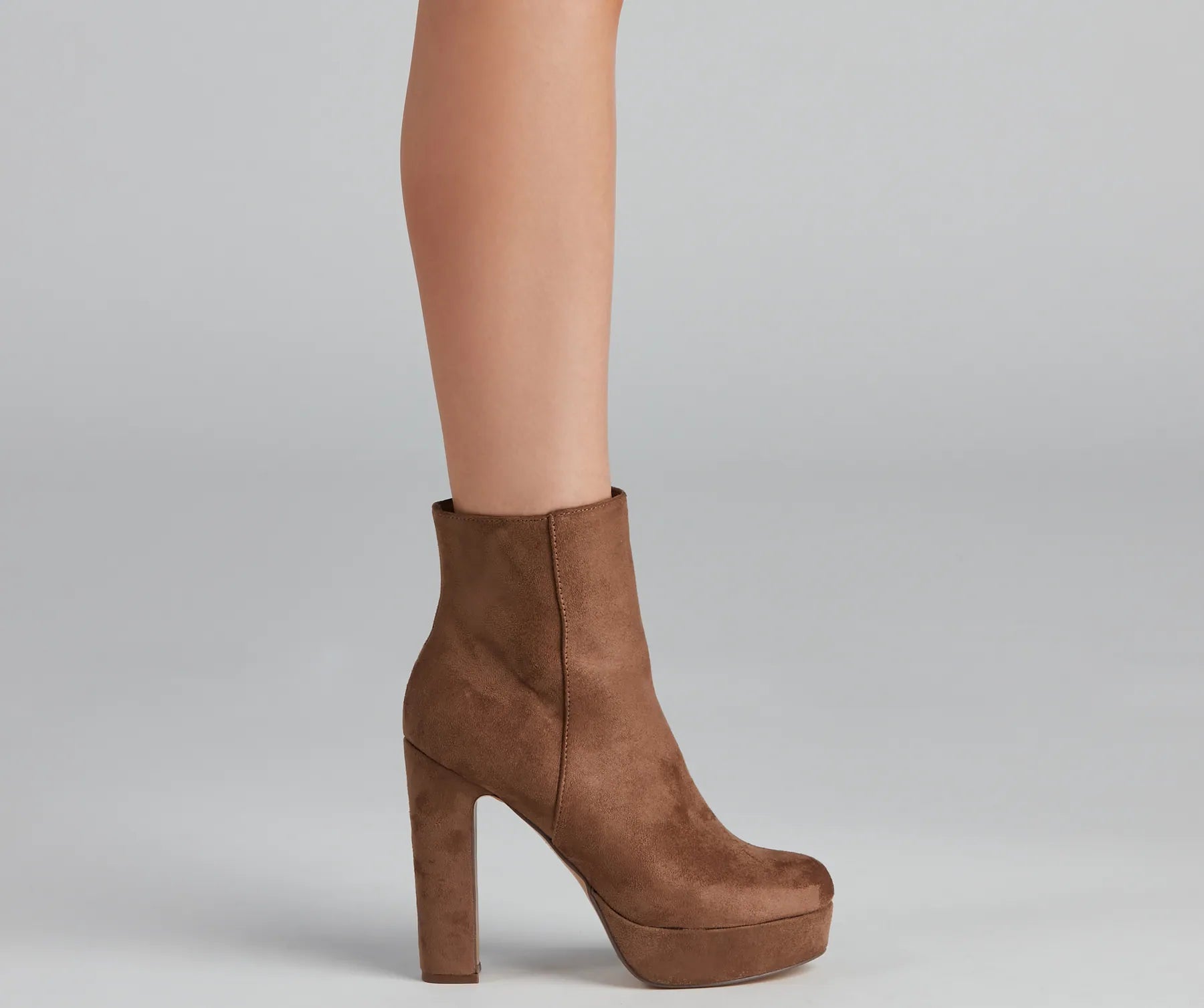 Chic Mood Faux Suede Booties - Image 3