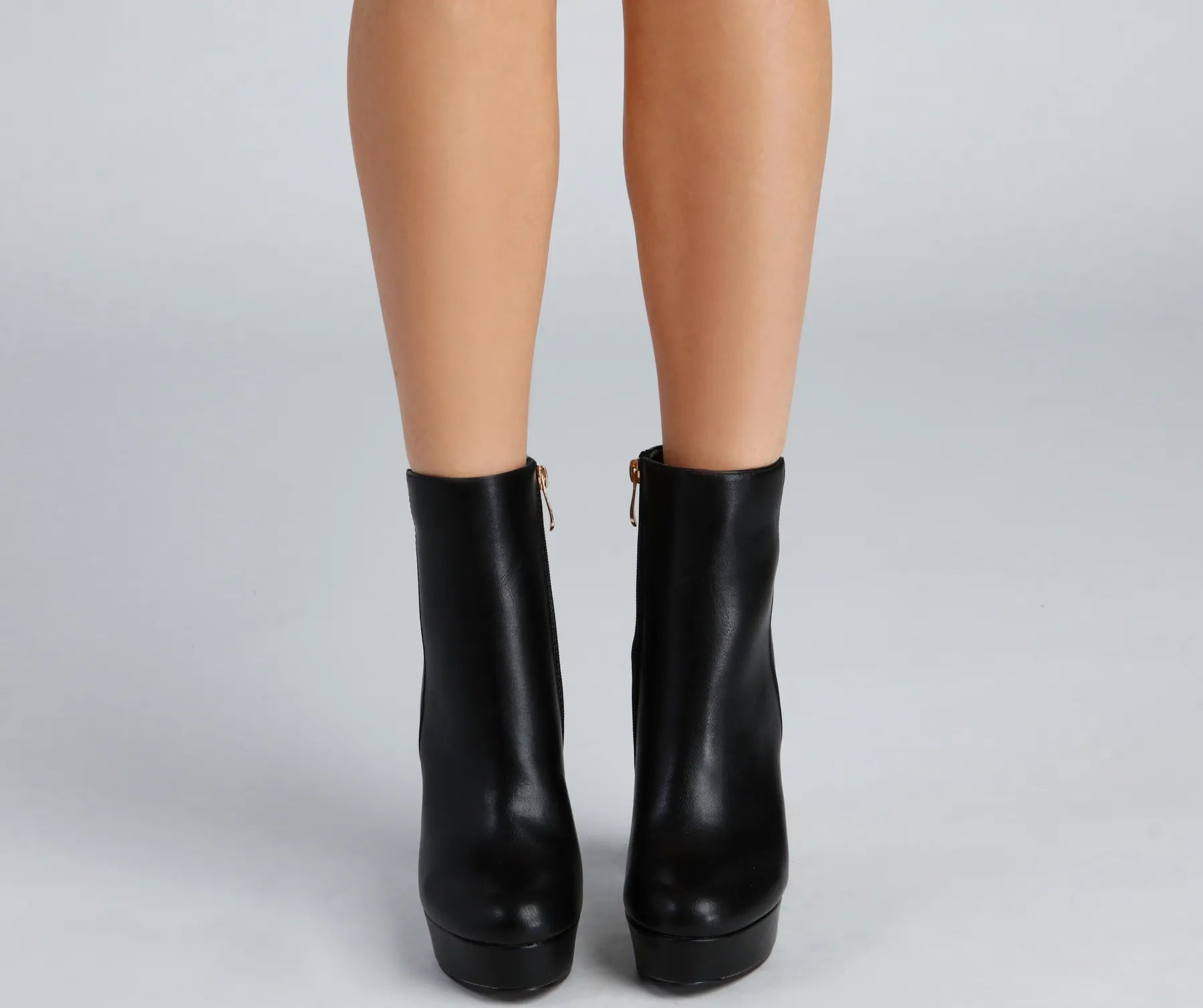 Girly-Grudge Platform Booties - Image 3