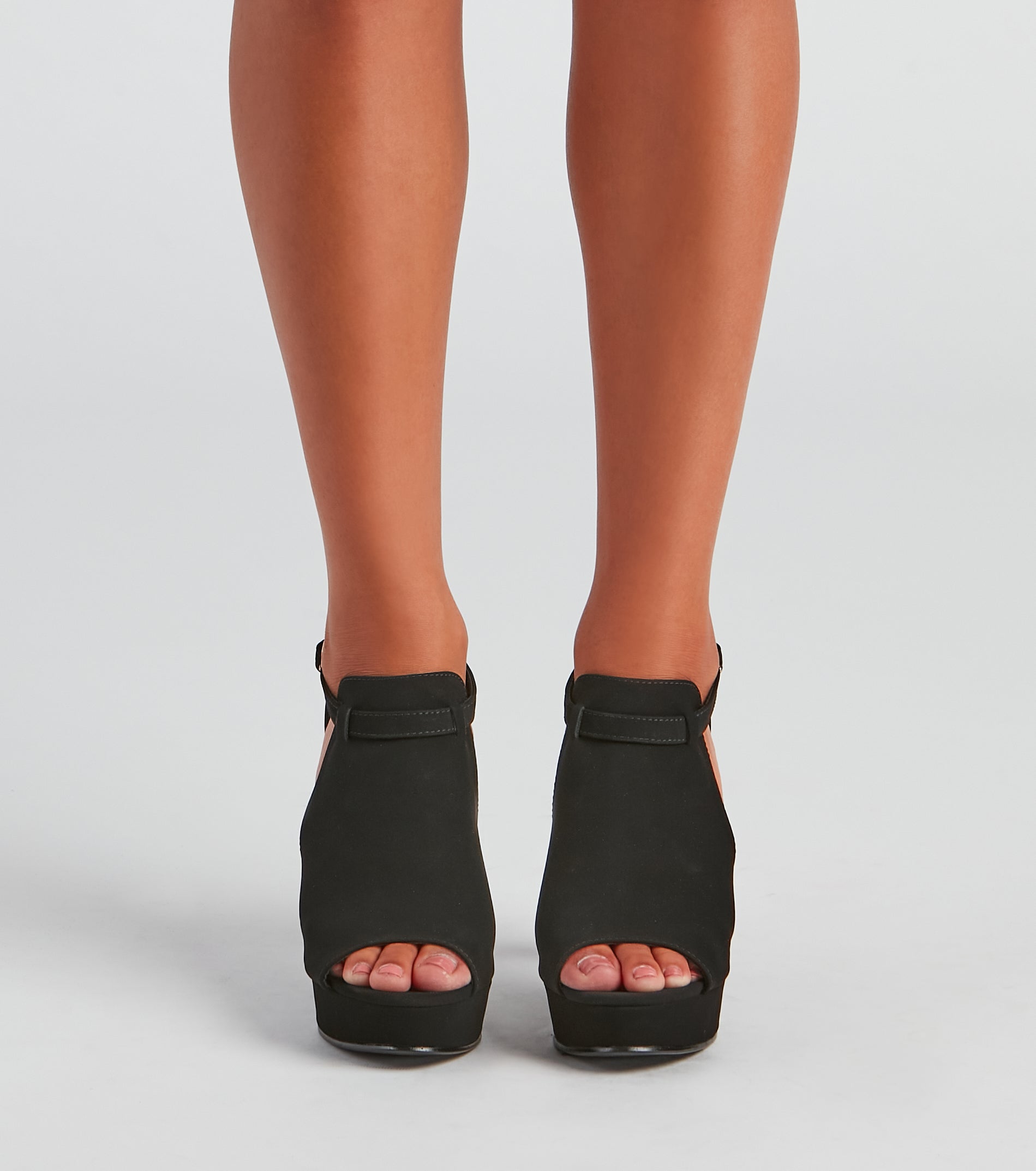 Peep This Chic Cutout Booties - Image 2