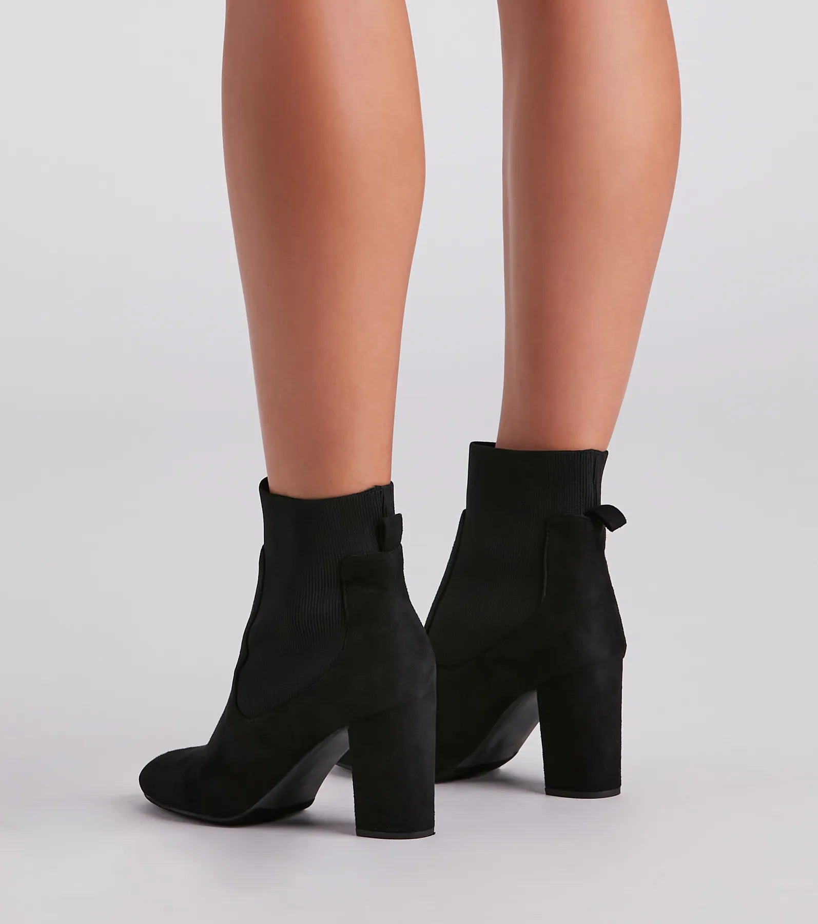 Trendy Staple Basic Sock Booties - Image 2