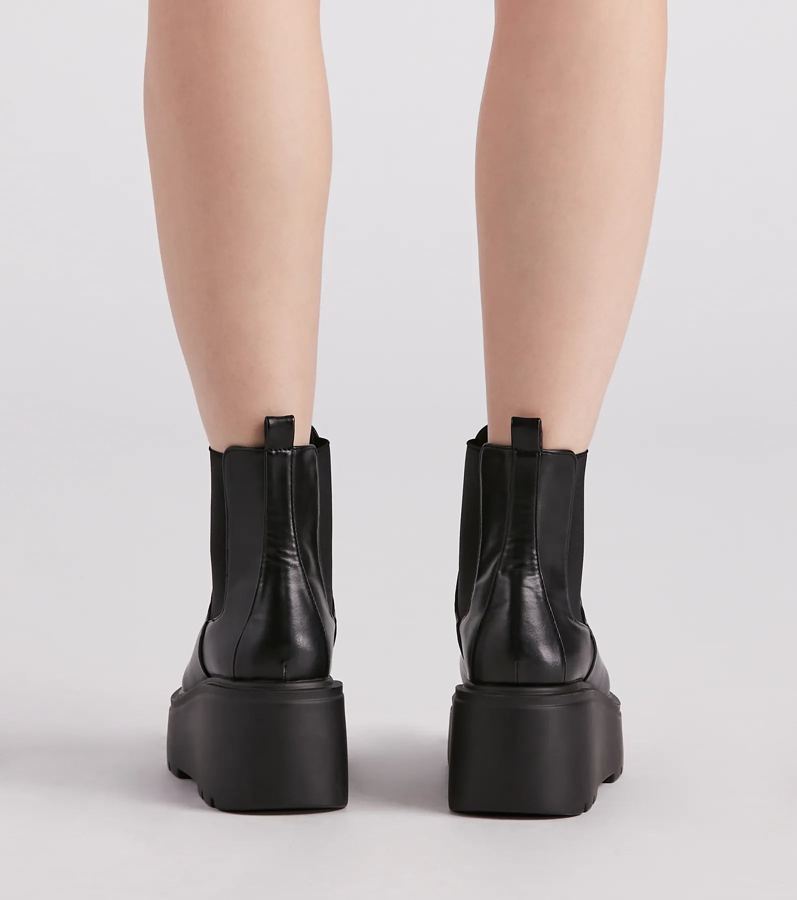 It's True Lug Platform Booties - Image 4