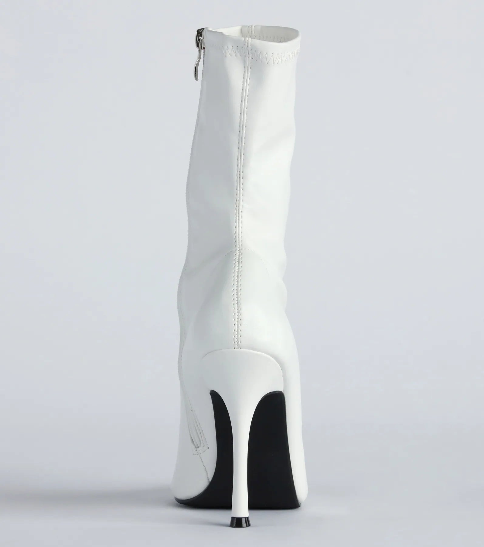 Point Me To Chic Rhinestone Stiletto Booties - Image 8