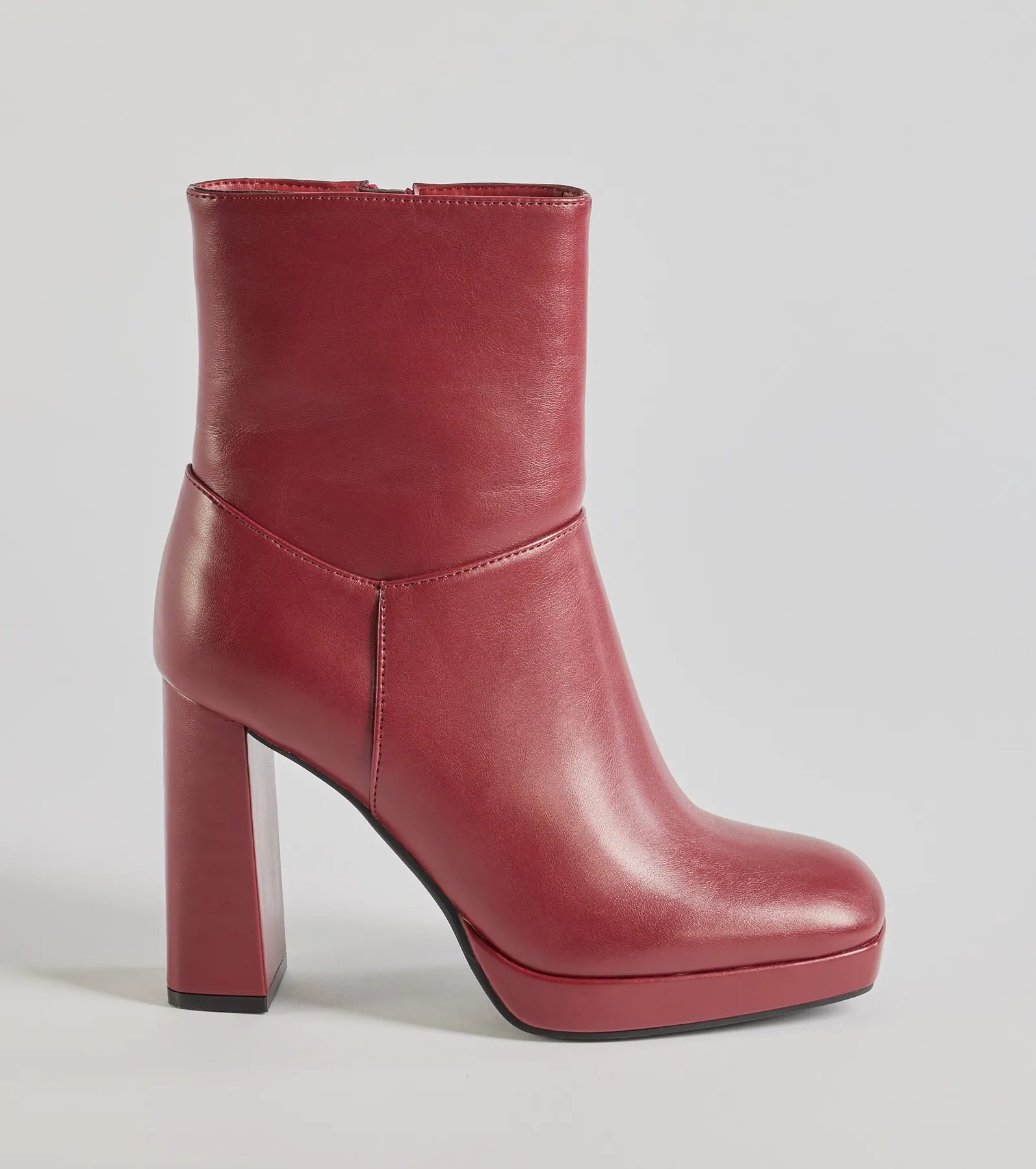 Amp It Up Faux Leather Platform Boots - Image 2