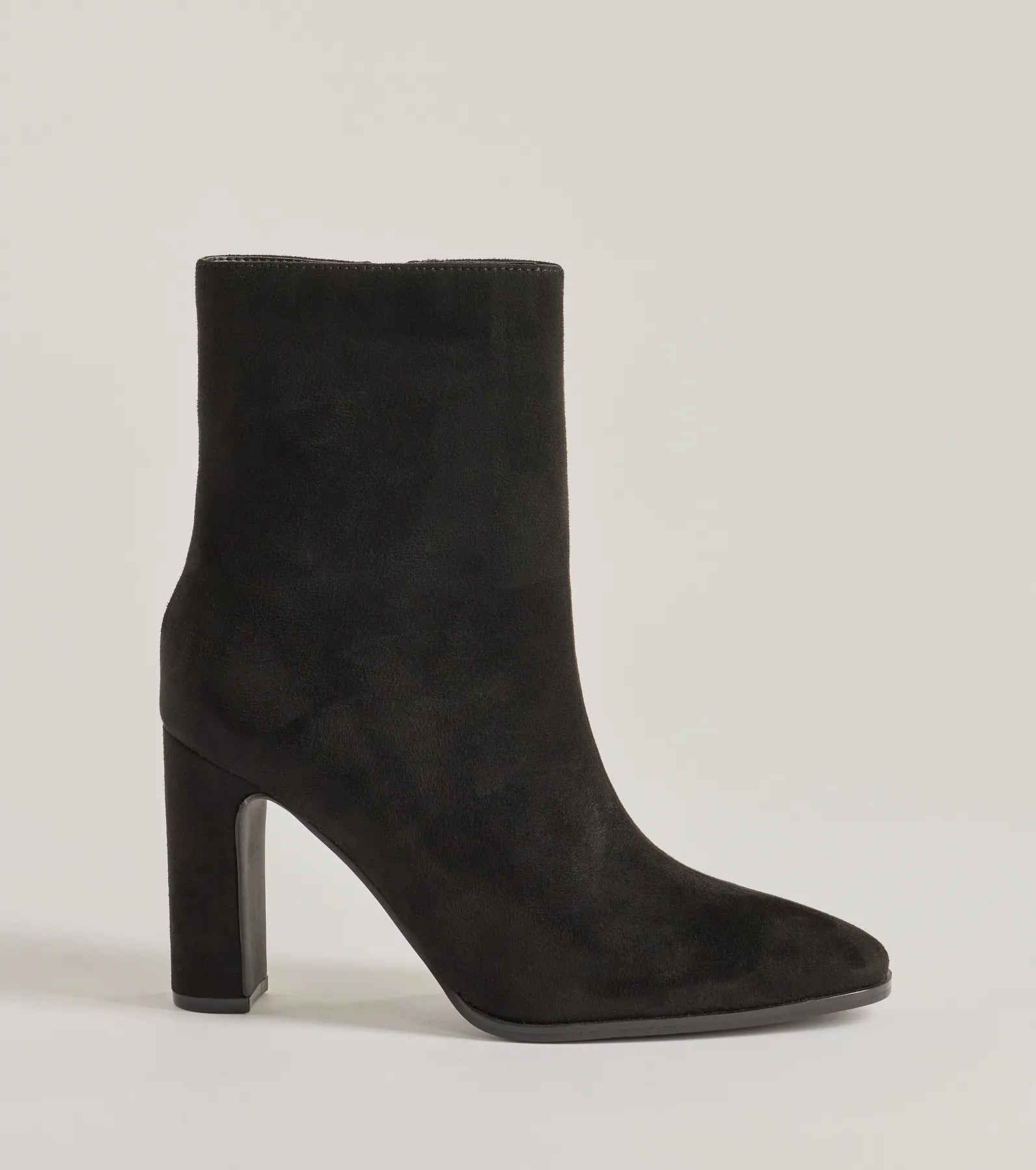 Back To Basics Block Heel Ankle Booties - Image 2