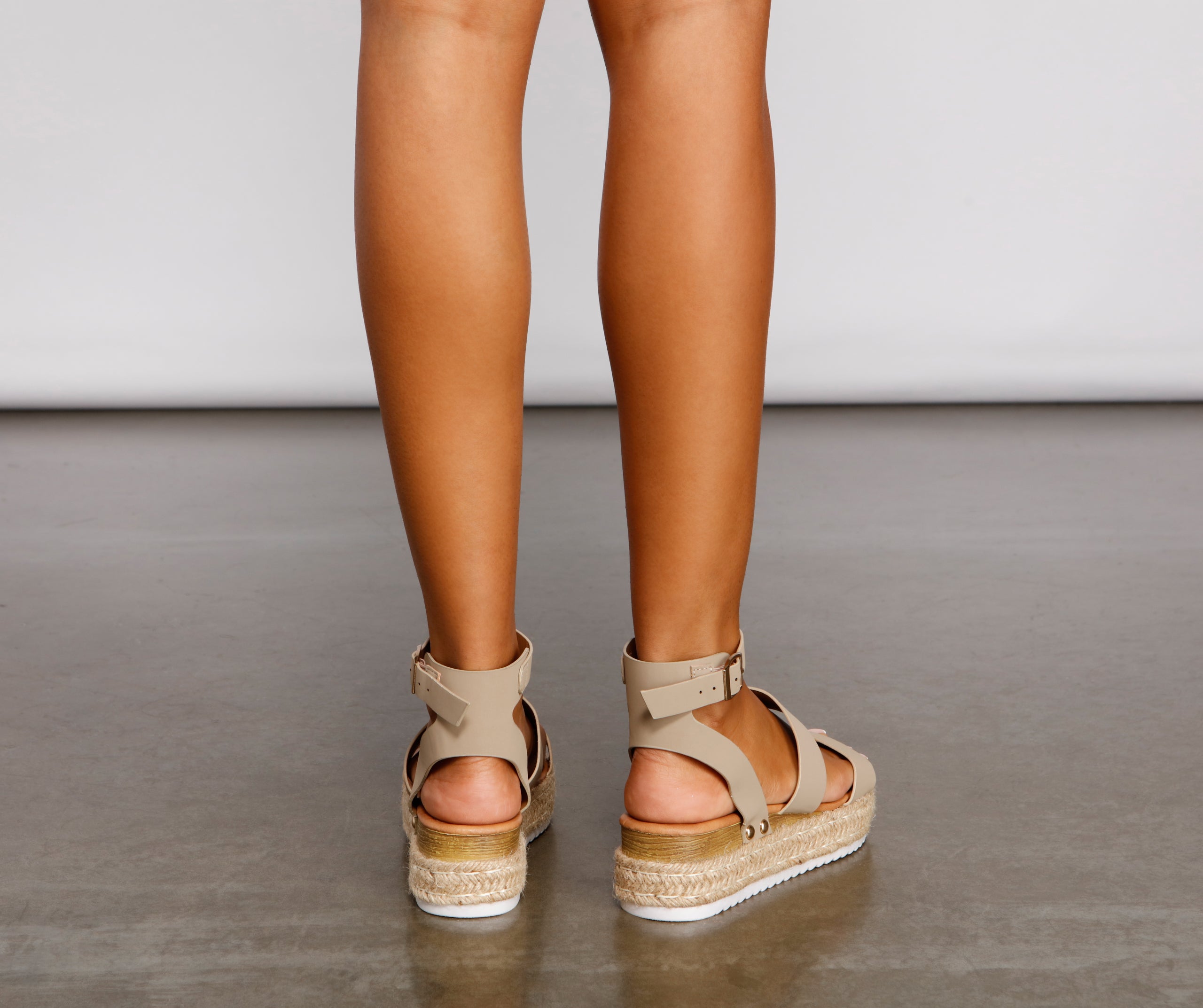 Casually Chic Espadrille Platform Wedges - Image 5