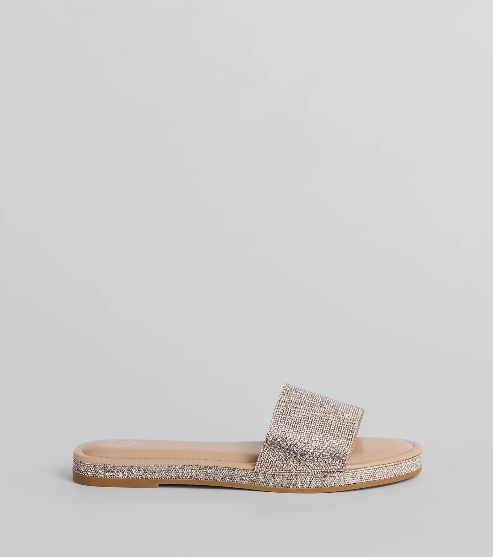 Go To Rhinestone Band Flat Sandals - Image 2
