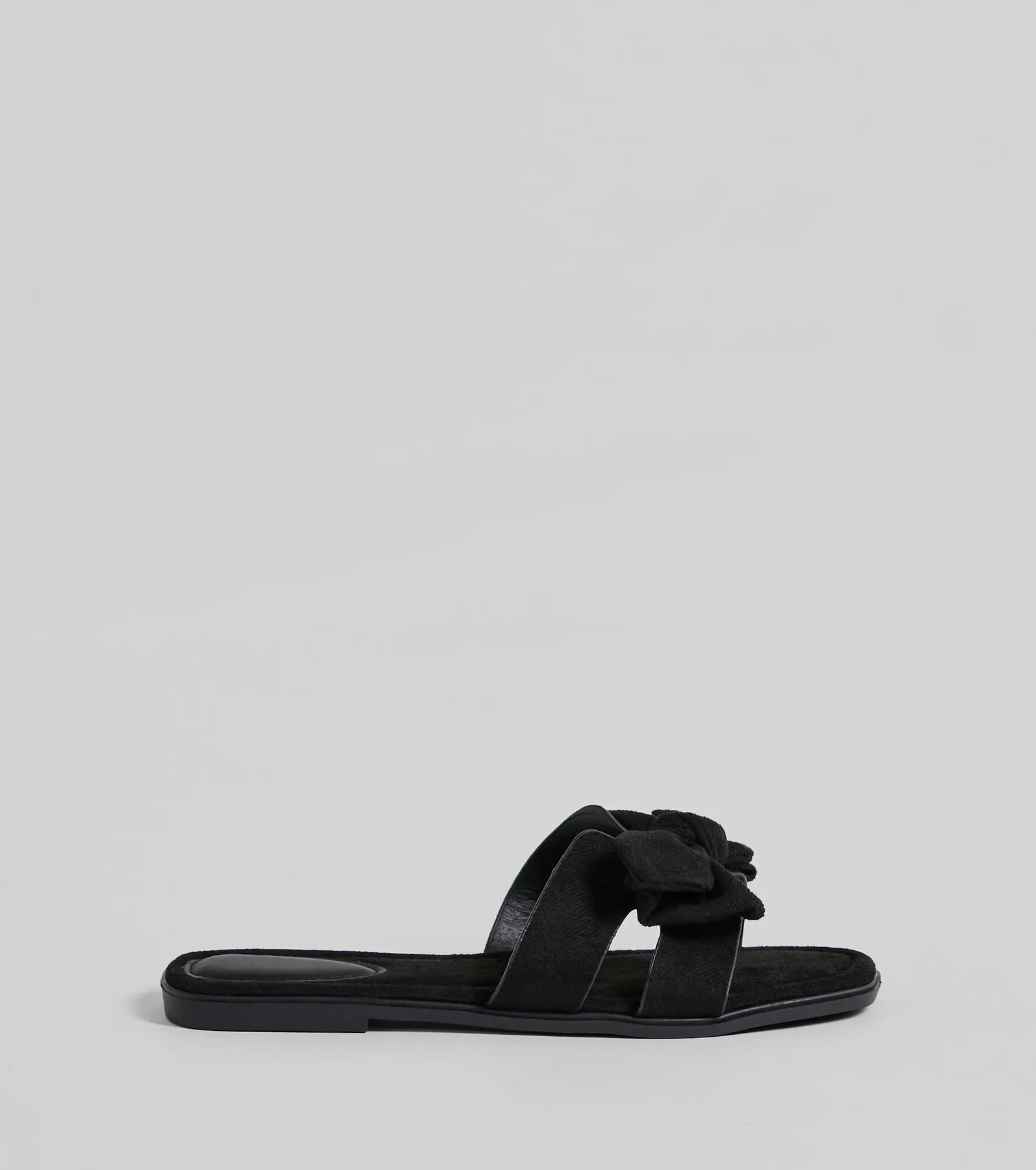 Tie The Knot Bow Strap Flat Sandals - Image 10