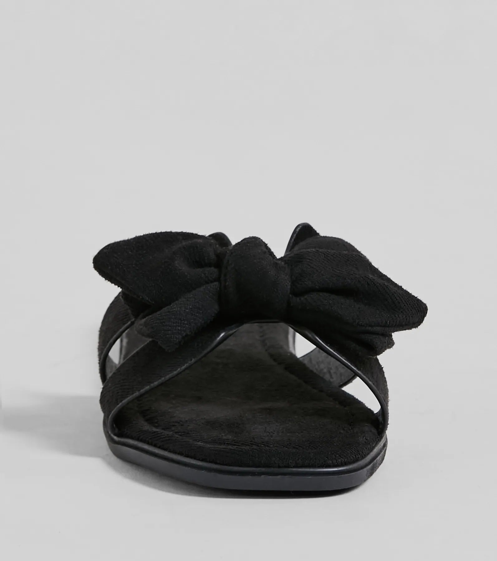 Tie The Knot Bow Strap Flat Sandals - Image 11