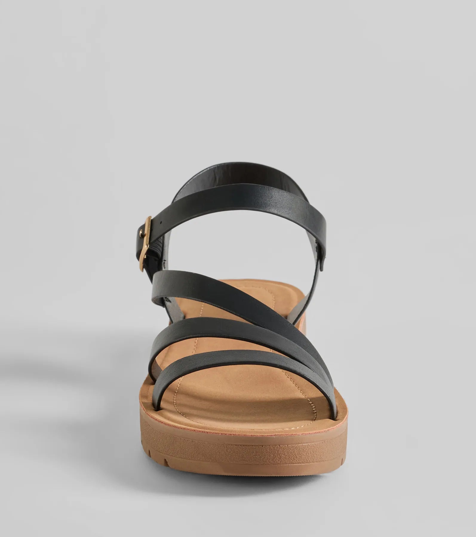 Wrap Around The Block Strappy Platform Sandals - Image 3